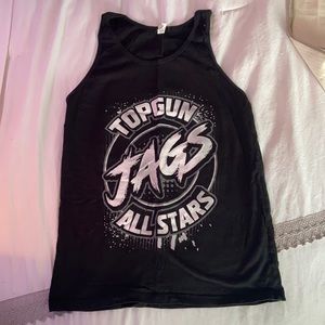 top gun allstars cheerleading tank top